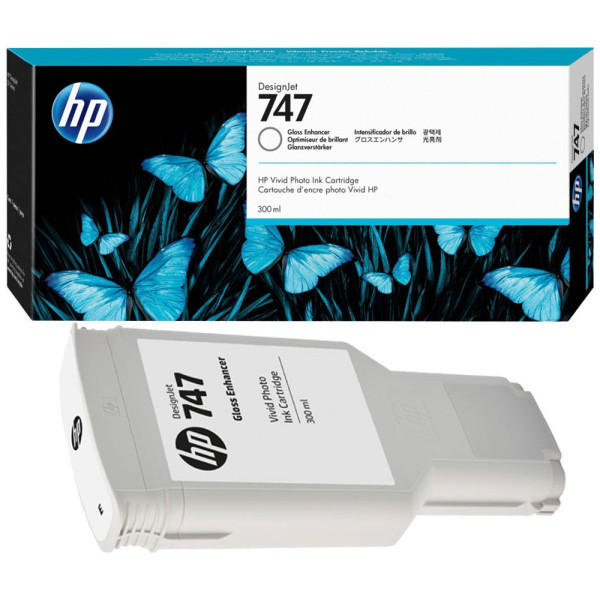 0191628213627 - Hp 747 300-ml Gloss Enhancer DesignJet Ink Cartridge Druckerpatrone 1 Stück(e) Original Glanzverstärker