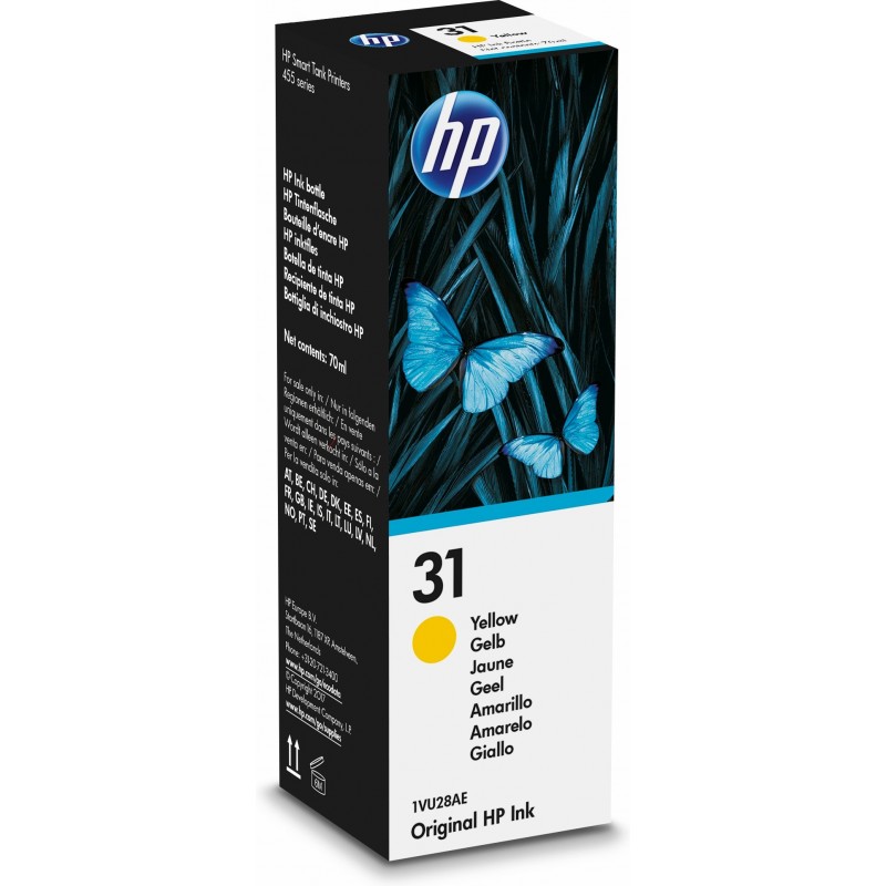 0191628349500 - Hewlett Packard 1VU28AE Yellow Original Tintenflasche 70 ml No 31 1VU28AE