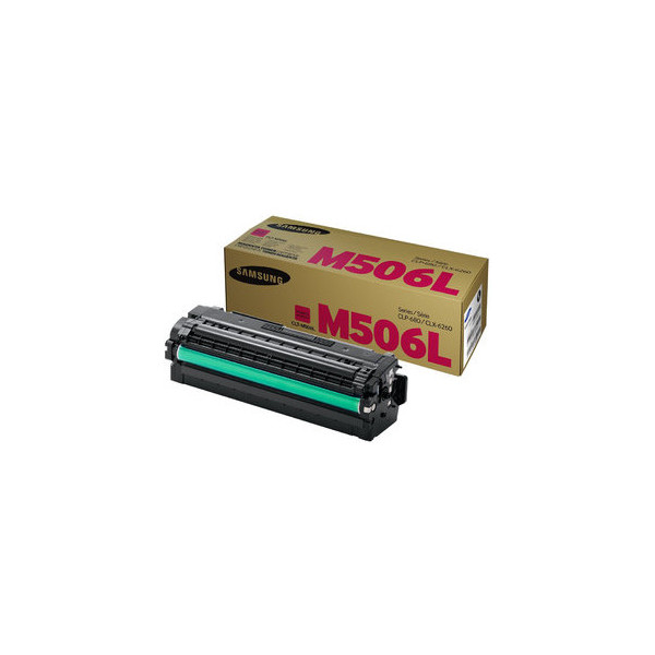 0191628429189 - Samsung Original CLT-M506L Toner magenta 3500 Seiten (CLT-M506L ELS) für CLP-680DW ND CLX-6260FD FR FW ND