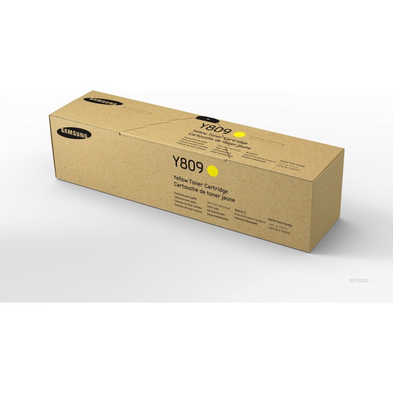 0191628461653 - Samsung Original CLT-Y809S Toner gelb 15000 Seiten (CLT-Y809S ELS) für MultiXpress C9201NA C9251NA C9301NA