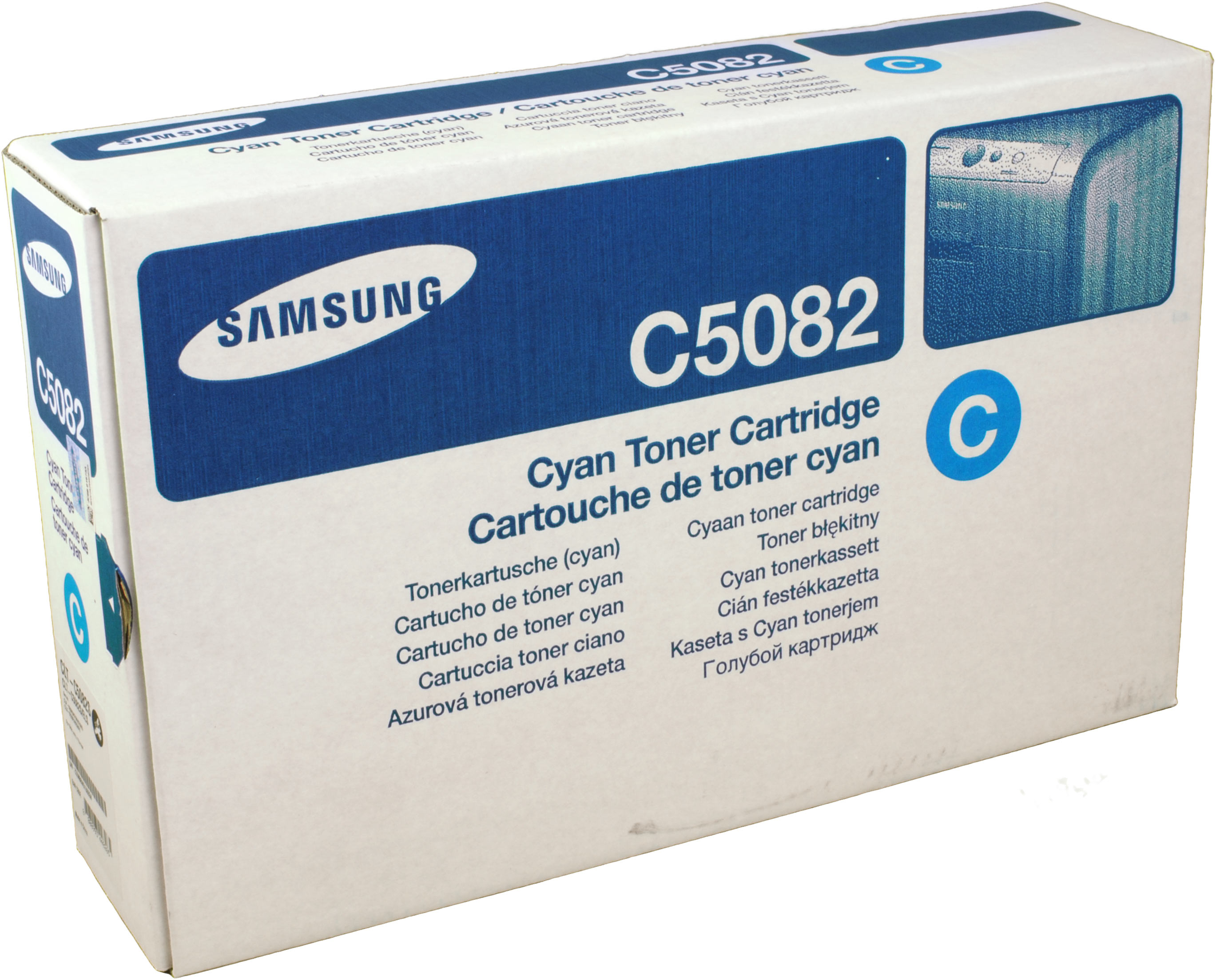 0191628464333 - Samsung Original CLT-C5082S Toner cyan 2000 Seiten (CLT-C5082S ELS) für CLP-620ND 670N ND CLX-6220FX 6250FX
