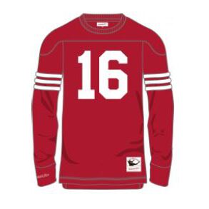0191686298666 - T-shirt manches longues NFL San Francisco 49ers Joe Montana
