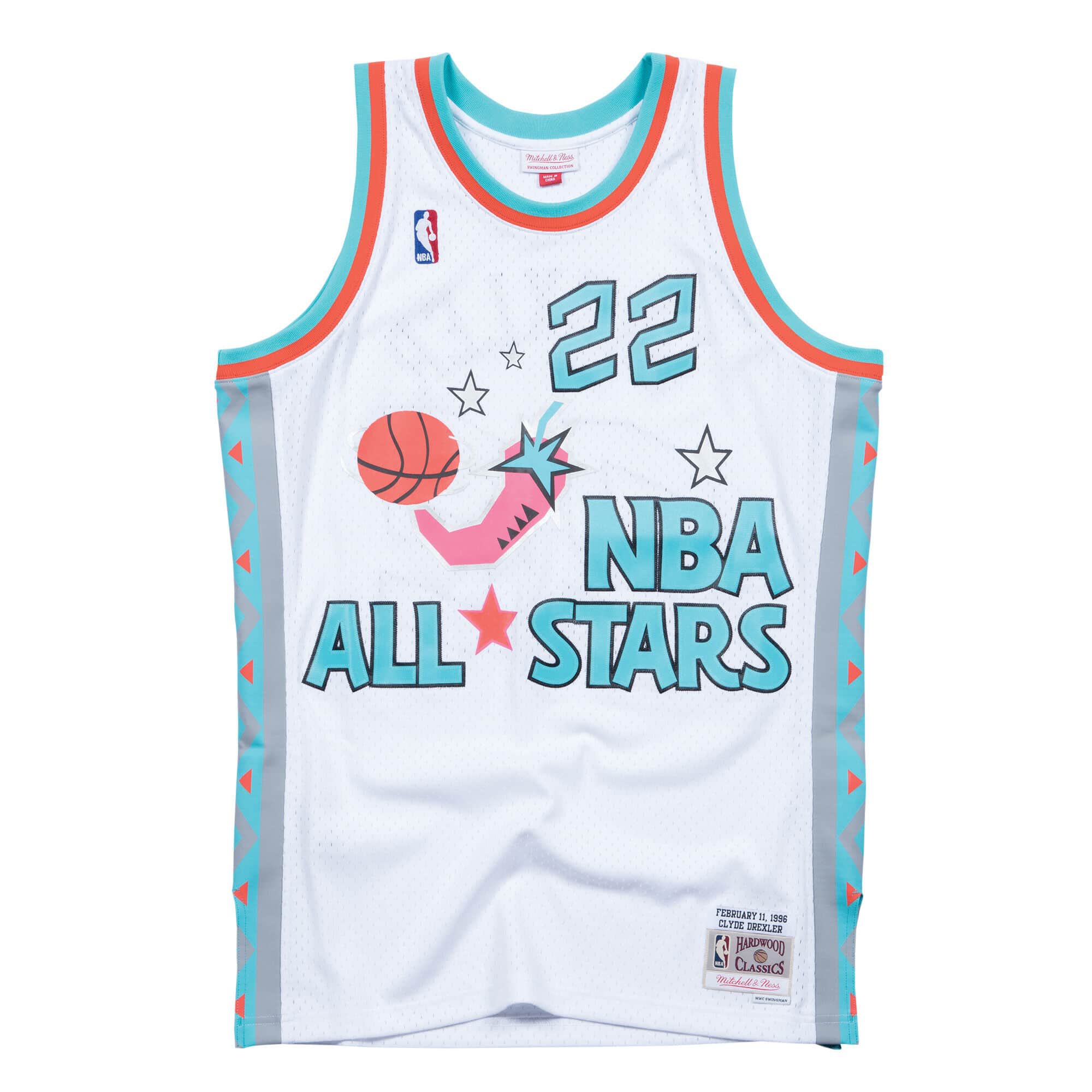 0191686992243 - Trikot NBA All Star West Clyde Drexler