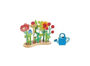 0191856083634 - Tender Leaf Toys - Holz-Spielzeug BLUMENBEET 12-teilig zum Stecken