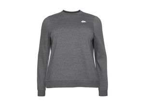 0191888337446 - Große Größen Sweatshirt grau meliert GrXXL