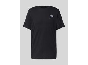 0191888618064 - NIKE Sportswear Club Tshirt Herren BLACK WHITE AR4997-13 Gr S