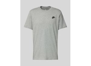 0191888618224 - NIKE Sportswear Club Tshirt Herren DK GREY HEATHER BLACK AR4997-64 Gr 2XL