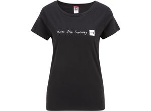 0191928974433 - THE NORTH FACE® T-Shirt Never Stop Exploring Print für Damen schwarz S