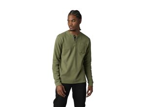 0191972661969 - T-Shirt Grunt Work Thermal Henley LS Langärmlig Army