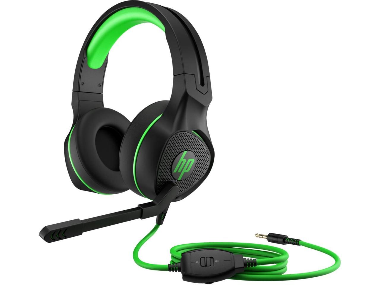 0192545432504 - HP Pavilion Gaming 400 - Headset - ohrumschließend - kabelgebunden - 35 mm Stecker - Acid Green