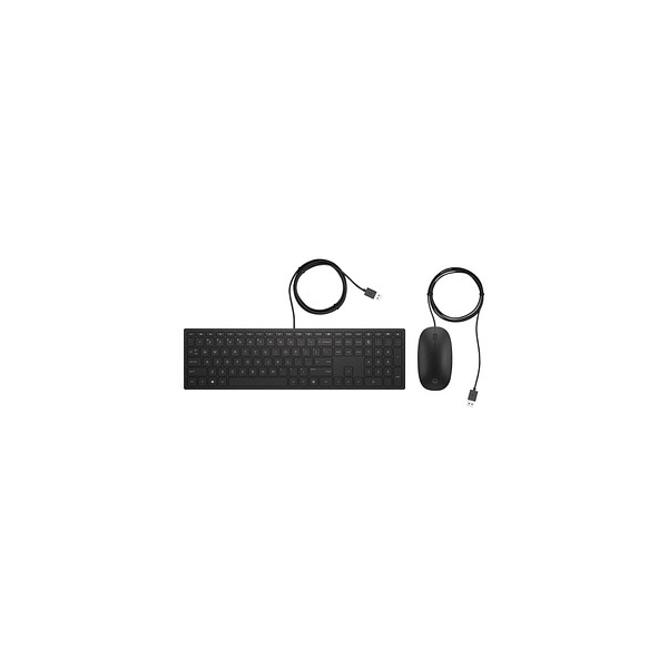 0192545457828 - Pavilion 400 - Tastatur-und-Maus-Set - USB - Deutsch - Jet Black - für OMEN by Laptop 16  Victus by Laptop 16  Laptop 14 15 17  Pavilion Plus Laptop 14