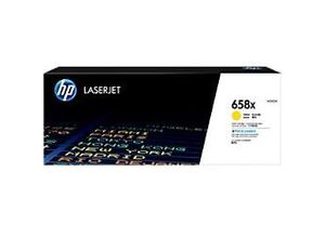 0192545650748 - Hewlett Packard - hp 658X Gelb Original LaserJet Tonerkartusche mit hoher Reichweite