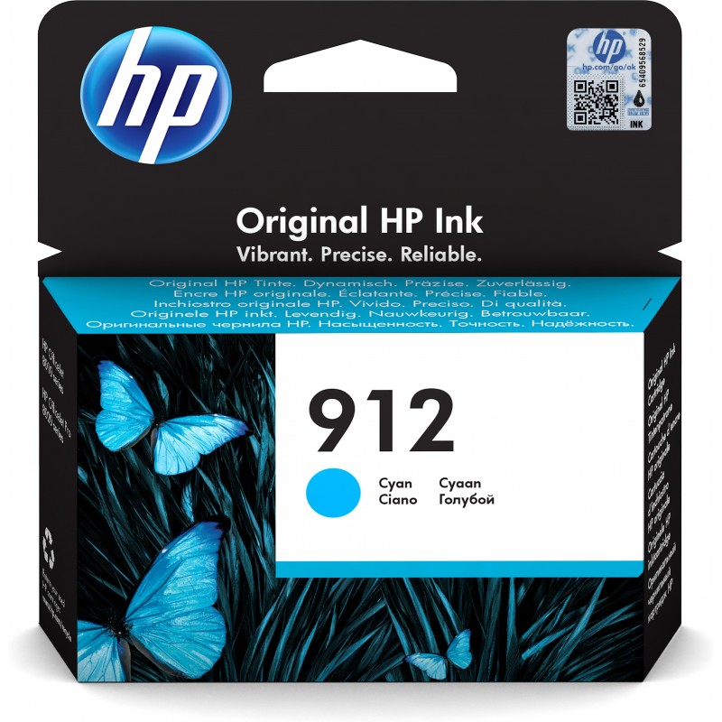 0192545866705 - Hewlett Packard Tintenpatrone Nr 912 3YL77AE Cyan (ca 315 Seiten) 3YL77AE