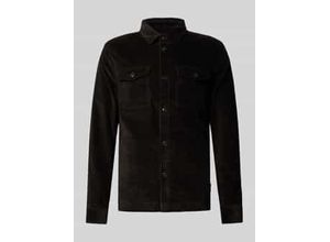 0192569516709 - Regular Fit Cordhemd aus Baumwoll-Mix