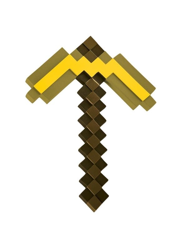 0192995112292 - Disguise Minecraft Gold Pickaxe