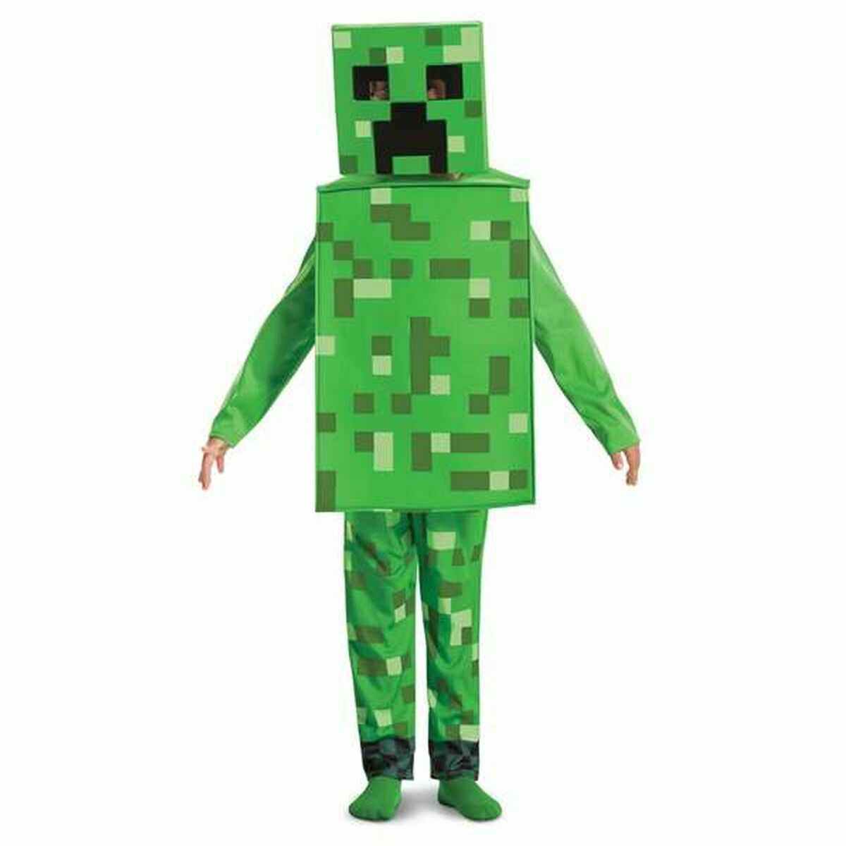 0192995115774 - Disguise - Minecraft Costume - Creeper (116 cm) 0192995115774 - Disguise - Minecraft Costume - Creeper (116 cm)