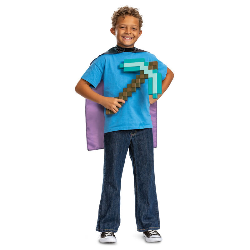 0192995156241 - Minecraft - Pickaxe & Cape Set
