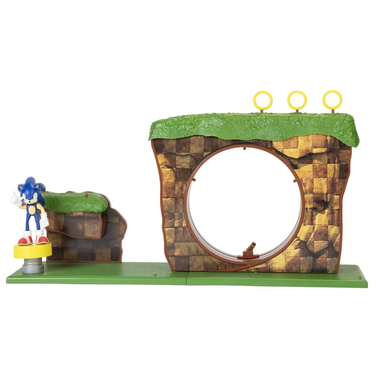 0192995403932 - SONIC - The Green Hill Zone Spielset inkl Sonic Figur 6 cm bunt