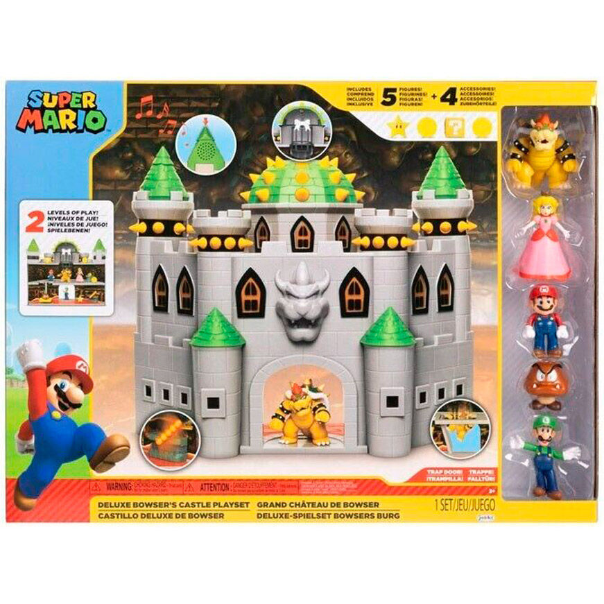 0192995405905 - Konstruktionsspiele Super Mario Bros Bowser Castle (x9)