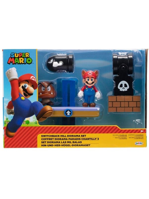 0192995411807 - Super Mario - Switchback Hill Diorama