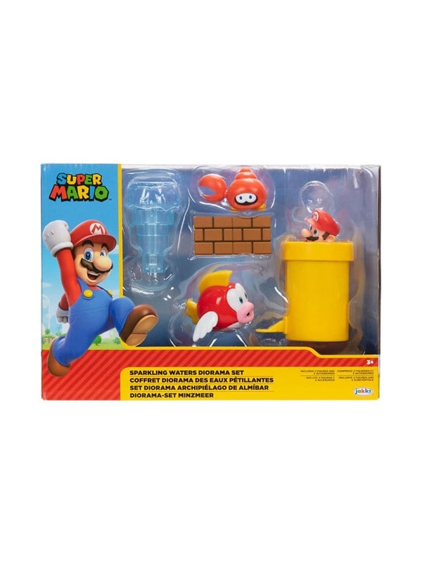 0192995413658 - Super Mario 65cm Diorama Set Sparkling Waters