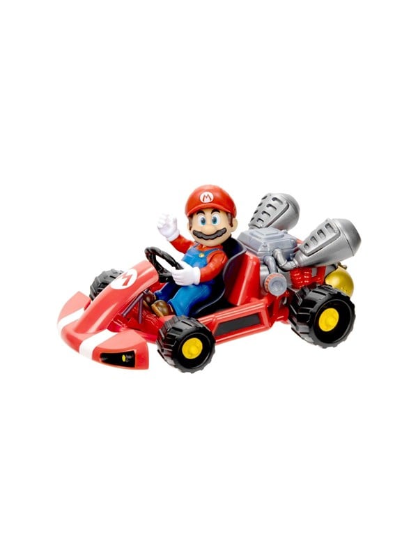 0192995417687 - Super Mario Movie - Figure w  Kart - Mario (6 cm)