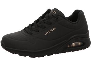 0193113018304 - SKECHERS® Uno Sneaker Stand on Air dämpfend Weite G für Damen schwarz 37