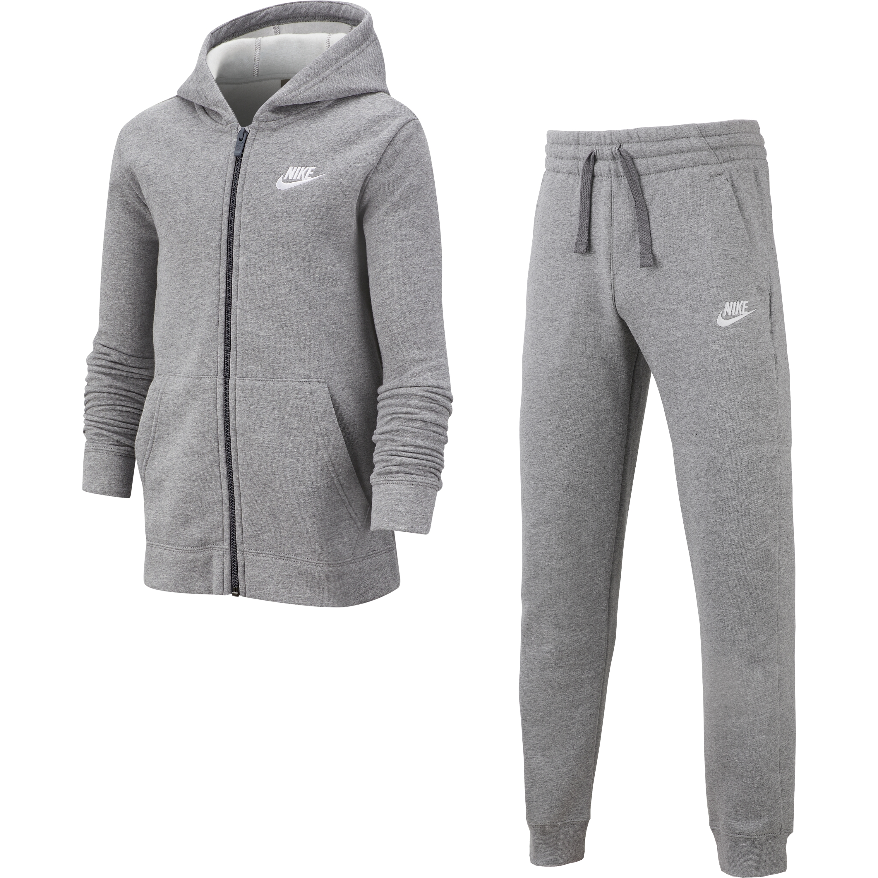 0193146821469 - NSW CORE Trainingsanzug Jungen in carbon heather-dark grey-white 0193146821469 - NSW CORE Trainingsanzug Jungen in carbon heather-dark grey-white