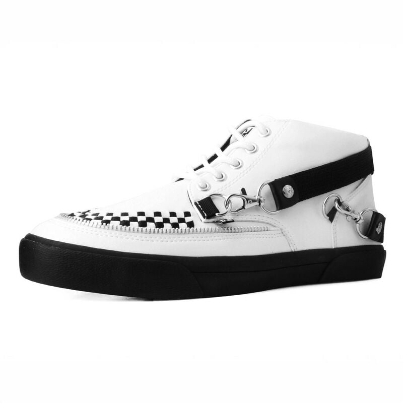 0193171086239 - Creeper SneakerMid White TUKskin Sneaker high weiß in EU42