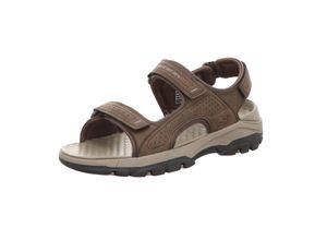 0193642951127 - SKECHERS® Tresmen Sandalen Garo Klettverschlüsse für Herren braun 43