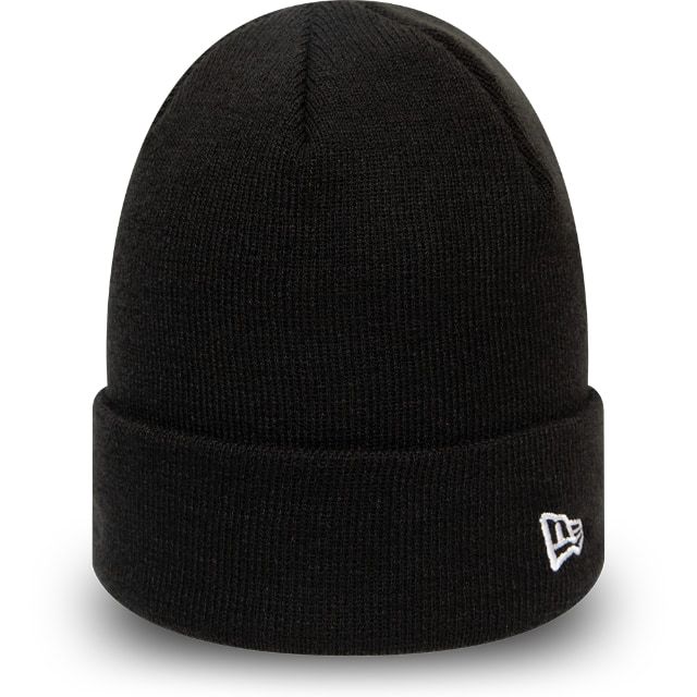 0193650910284 - New Era - Strickmütze in Schwarz mit kleinem Logo 0193650910284 - New Era - Strickmütze in Schwarz mit kleinem Logo