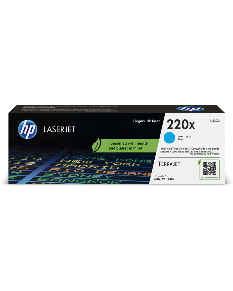 0193808760303 - Hpinc - Hewlett Packard hp 220X   W2201X Original Toner Cyan für ca 5500 Seiten (W2201X)