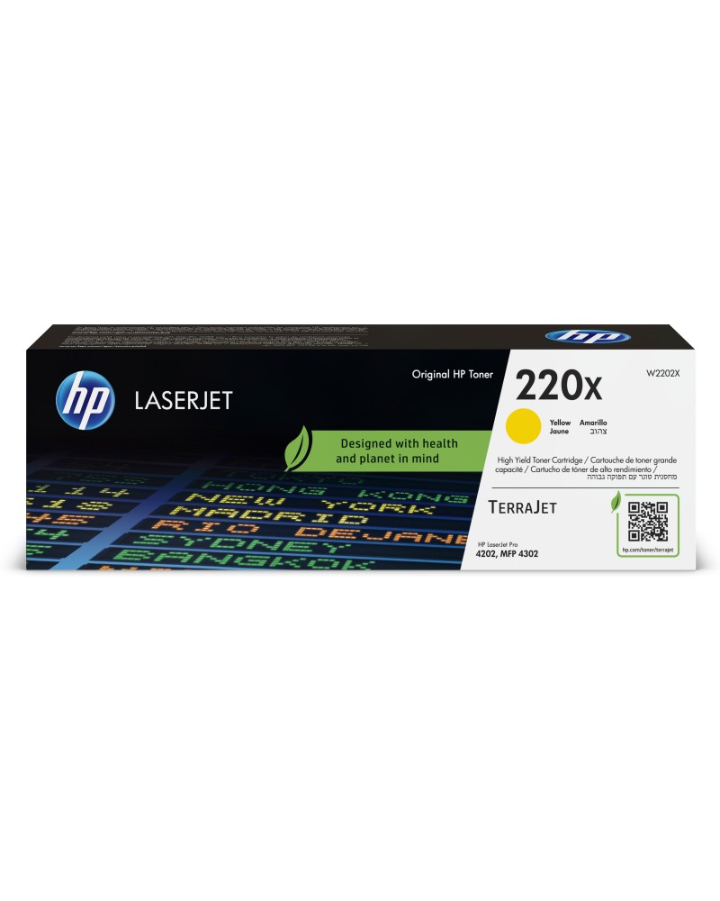 0193808760310 - Hpinc - Hewlett Packard hp 220X   W2202X Original Toner Gelb für ca 5500 Seiten (W2202X)