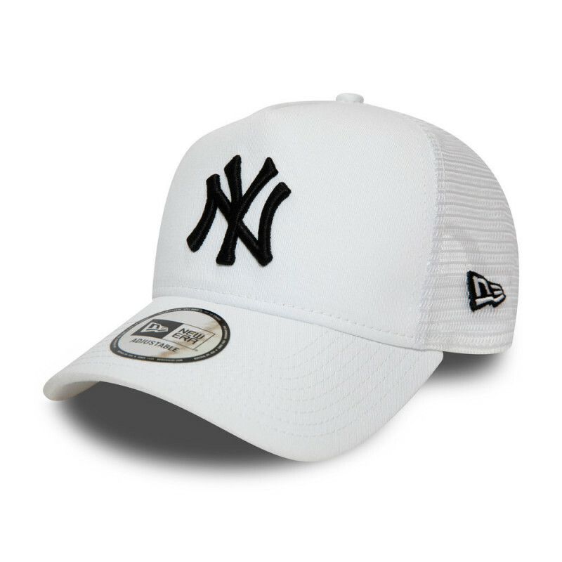 0194090405576 - New Era Essential AF Trucker Cap NY YANKEES Weiß Schwarz 0194090405576 - New Era Essential AF Trucker Cap NY YANKEES Weiß Schwarz