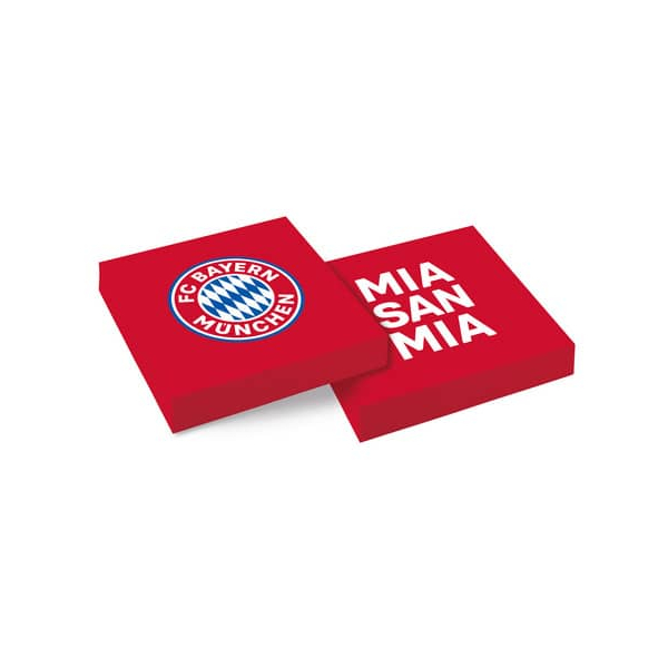 0194099002264 - Motivserviette FC Bayern München - 33 x 33 cm 0194099002264 20 Stück