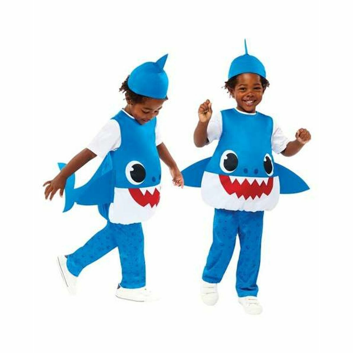 0194099075251 - Verkleidung für Kinder Baby Shark Blau 3 Stücke