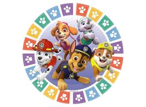 0194099102223 - 8 Teller Paw Patrol 2022 rund Papier 2