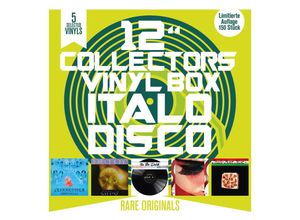 0194111023208 - 12 COLLECTORS VINYL BOX ITALO DISCO - Joe-Martinelli-City-O Yellow (LP)