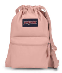 0194115912188 - Jansport  Drawsack Backpack - Misty Rose