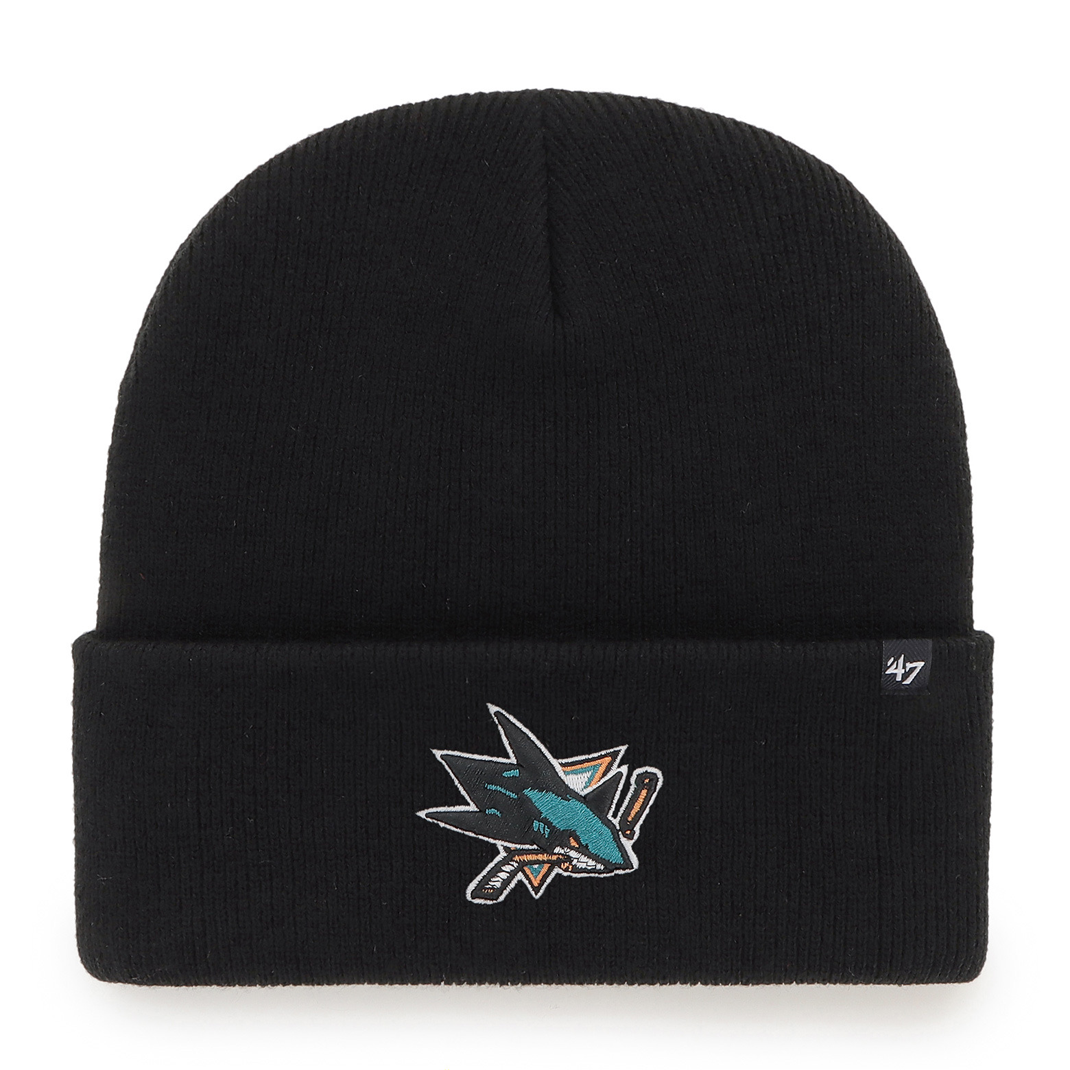0194165819253 - 47 Brand Beanie SAN JOSE SHARKS H-HYMKR22ACE-BK Schwarz 0194165819253 - 47 Brand Beanie SAN JOSE SHARKS H-HYMKR22ACE-BK Schwarz