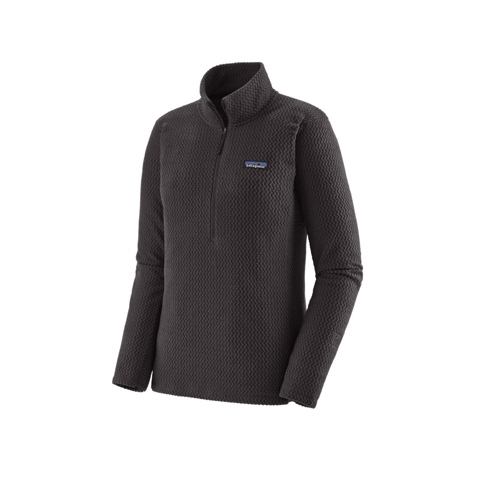 0194187692094 - Ws R1 Air Zip Neck Damen (Schwarz M) Skitourenbekleidung
