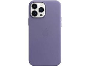 0194252780206 - APPLE Smartphone-Hülle iPhone 13 Pro Max Leather Case with MagSafe Hüllen lila (wisteria)