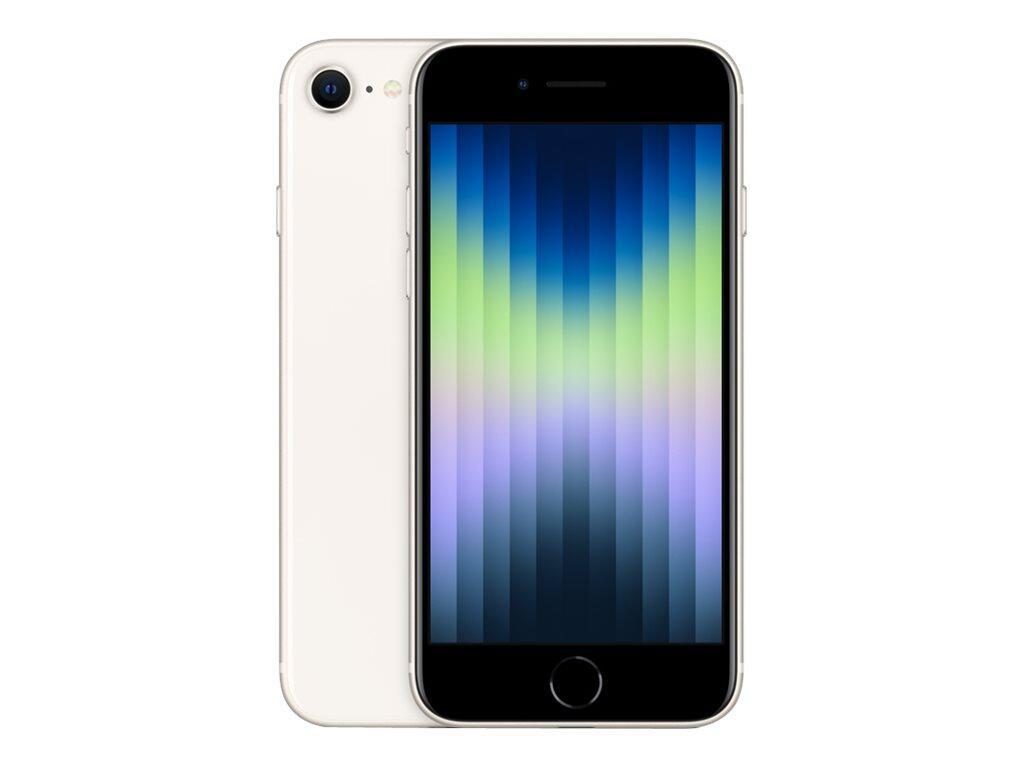 0194253014355 - iPhone SE (3rd generation) - 5G Smartphone - Dual-SIM - 128GB - LCD-Anzeige - 47 - 1334 x 750 Pixel - rear camera 12 MP - front camera 7 MP - Starlight (MMXK3ZD A)