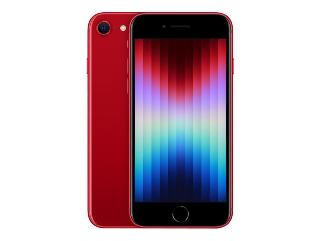 0194253015512 - iPhone SE (3rd generation) - (PRODUCT) RED - 5G Smartphone - Dual-SIM - 256GB - LCD-Anzeige - 47 - 1334 x 750 Pixel - rear camera 12 MP - front camera 7 MP - Rot (MMXP3ZD A)