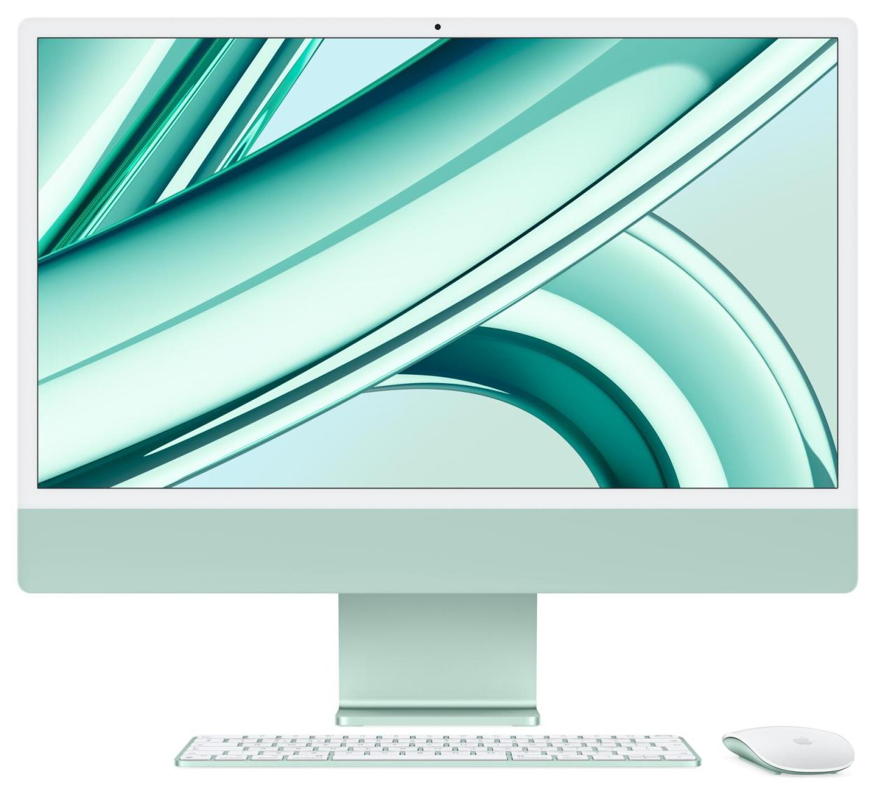 0194253777038 - iMac 24 Retina 45K (M3 2023) 61 cm (24 Zoll) M3 8‑Core CPU mit 4 Performance-Kernen und 4 Effizienz-Kernen 8 GB RAM 256 GB SSD M3 Chip