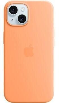 0194253939931 - APPLE Smartphone-Hülle iPhone 15 Pro Silikon mit MagSafe Hüllen Gr iPhone 15 Pro orange (sorbet orange)