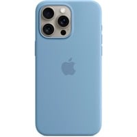 0194253940234 - Silicon Case MagSafe Backcover iPhone 15 Pro Max Winterblau Induktives Laden Stoßfest