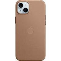 0194253945574 - Finewoven Case Backcover iPhone 15 Plus Taupe Induktives Laden Stoßfest