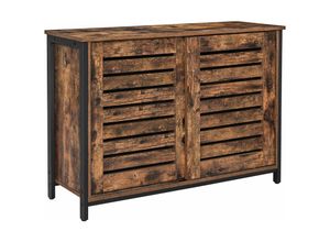 0194343011202 - Songmics - vasagle Sideboard Kommode Schrank Küchenschrank mit Schiebetüren Wohnzimmer Flur Küche Homeoffice Stahlgestell Industriestil