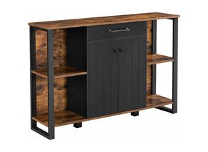 0194343022147 - Vasagle Sideboard Küchenschrank mit Schublade Beistellschrank mit Türen Mehrzweckschrank Metallgestell Schrank für Wohnzimmer Esszimmer Flur